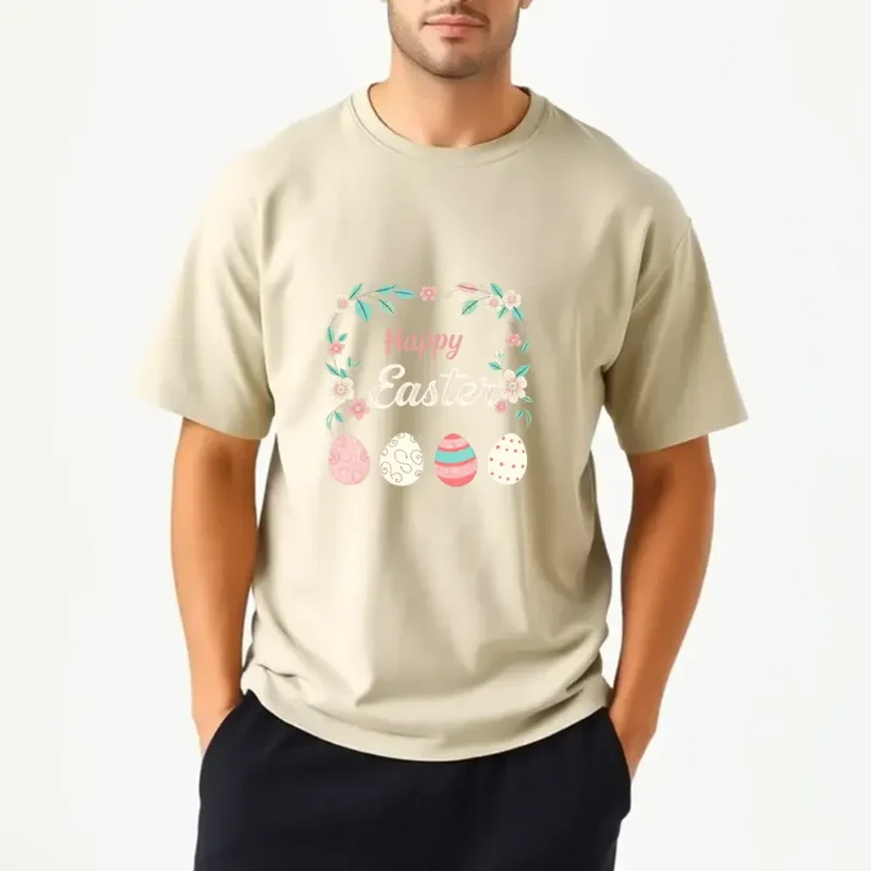 Embroidered Easter Kitchen Towel Set T-Shirt
