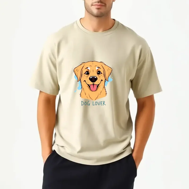 Funny Dog Dad Hat With Embroidered Design T-Shirt